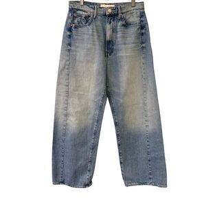 Mother Denim The Half-Pipe Ankle Jeans This Is How I Roll Light Wash 28